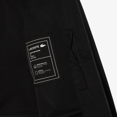  Lacoste Erkek Gömlek Yaka Siyah Ceket