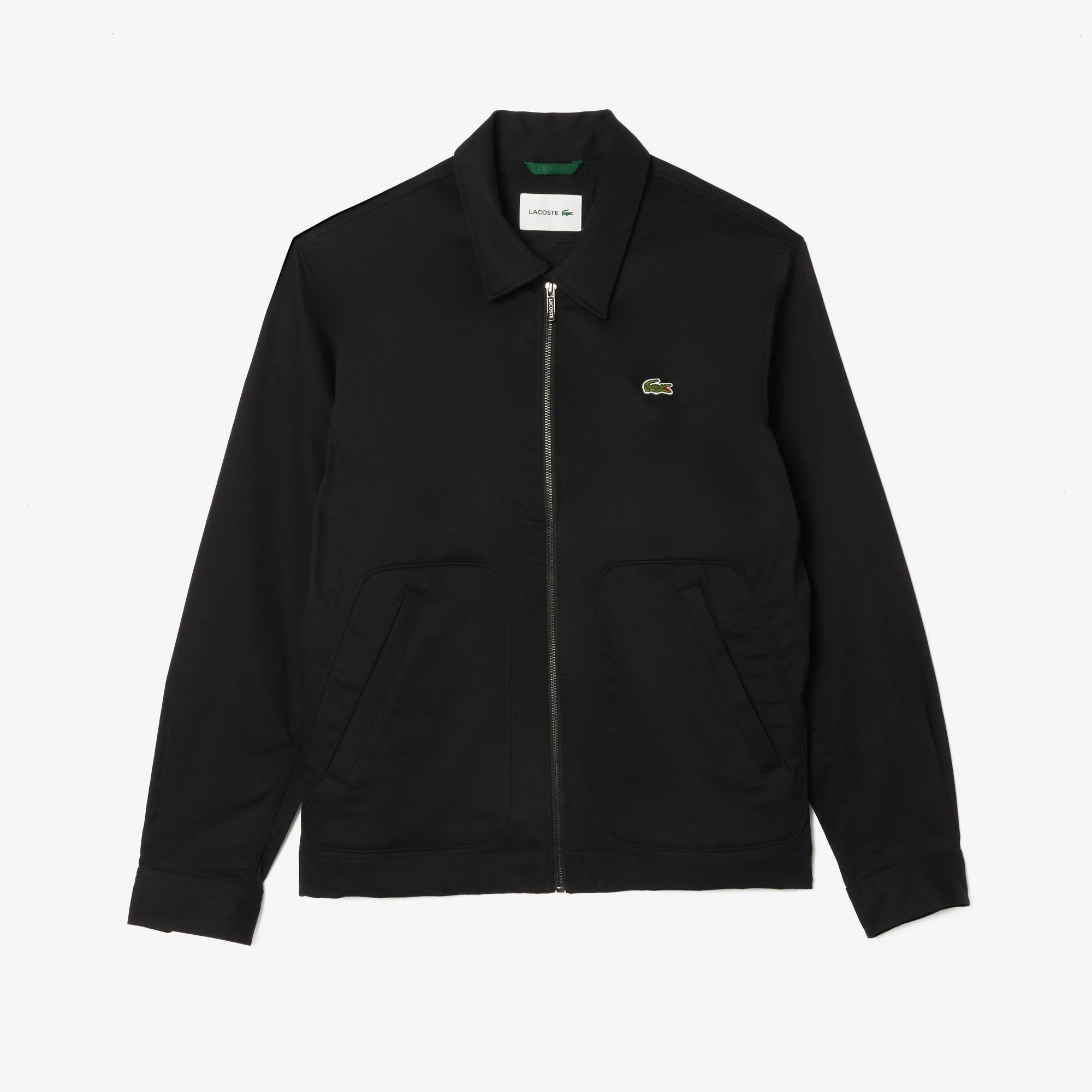 Lacoste Erkek Gömlek Yaka Siyah Ceket