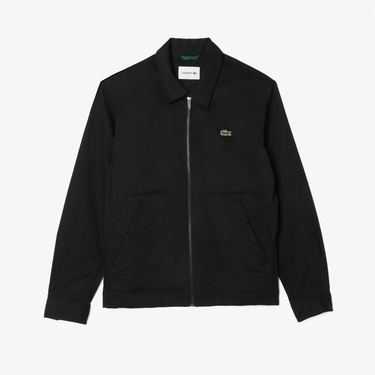  Lacoste Erkek Gömlek Yaka Siyah Ceket