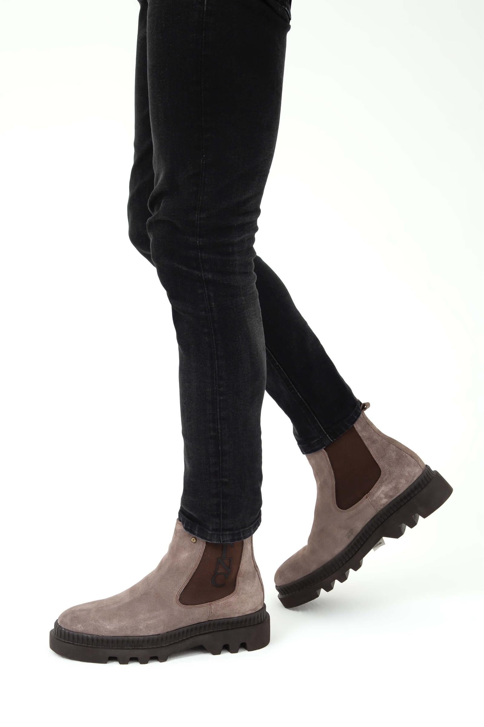  Tamer Tanca Erkek Hakiki Deri Kahverengi Casual Bot