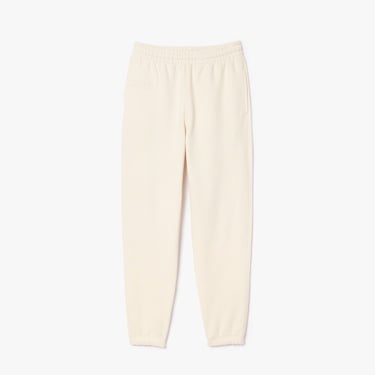  Kadın Straight Fit Krem Organik Pamuk Eşofman Altı