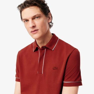  Erkek Regular Fit Organik Pamuk Kahverengi Paris Polo