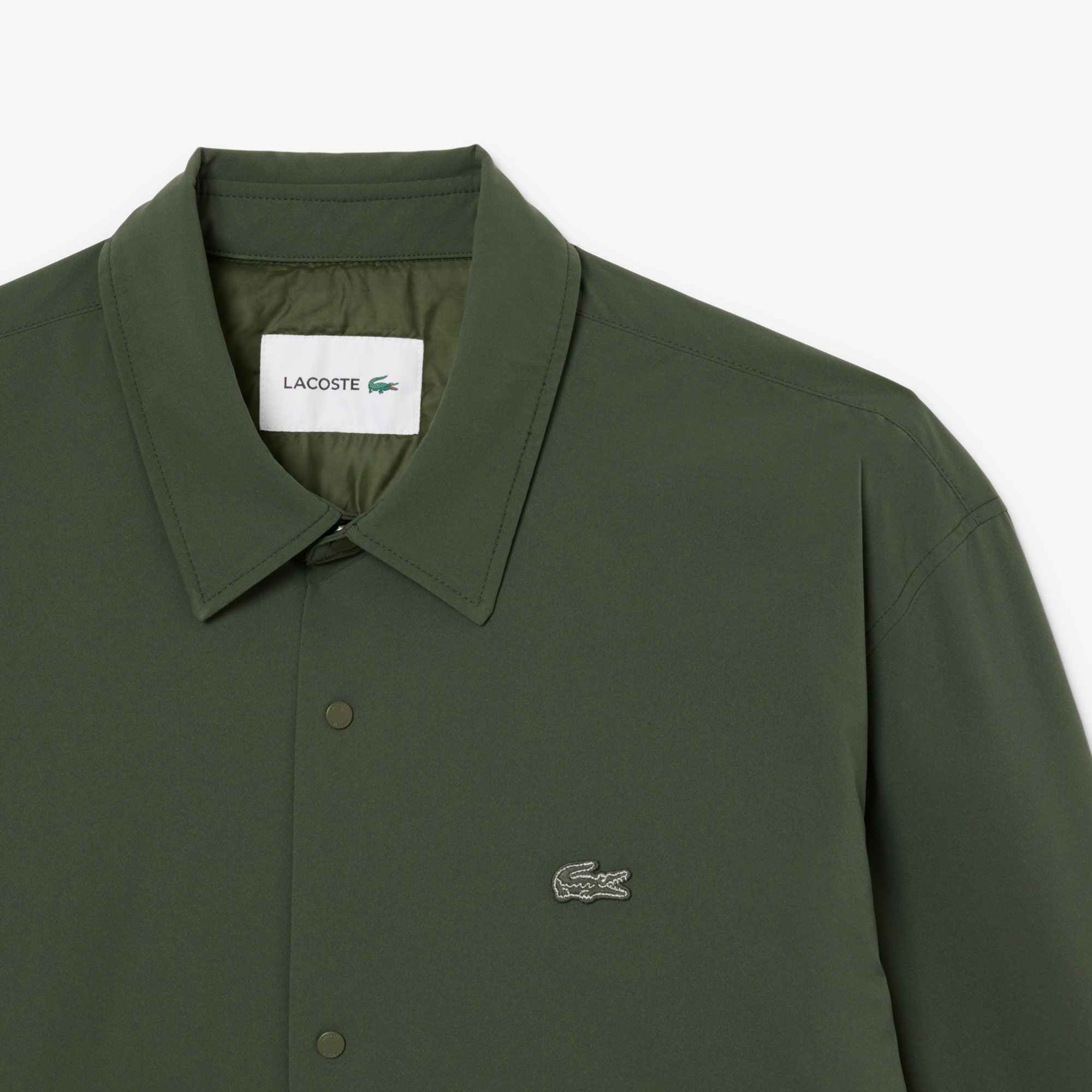 Lacoste Erkek Oversize Fit Haki Gömlek