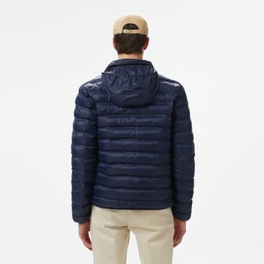  Lacoste Erkek Kapüşonlu Lacivert Mont