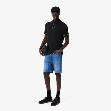  Lacoste Paris Erkek Regular Fit Siyah Polo