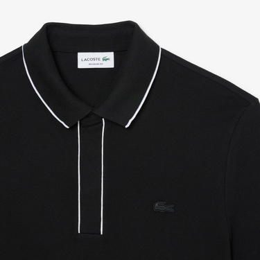  Lacoste Paris Erkek Regular Fit Siyah Polo