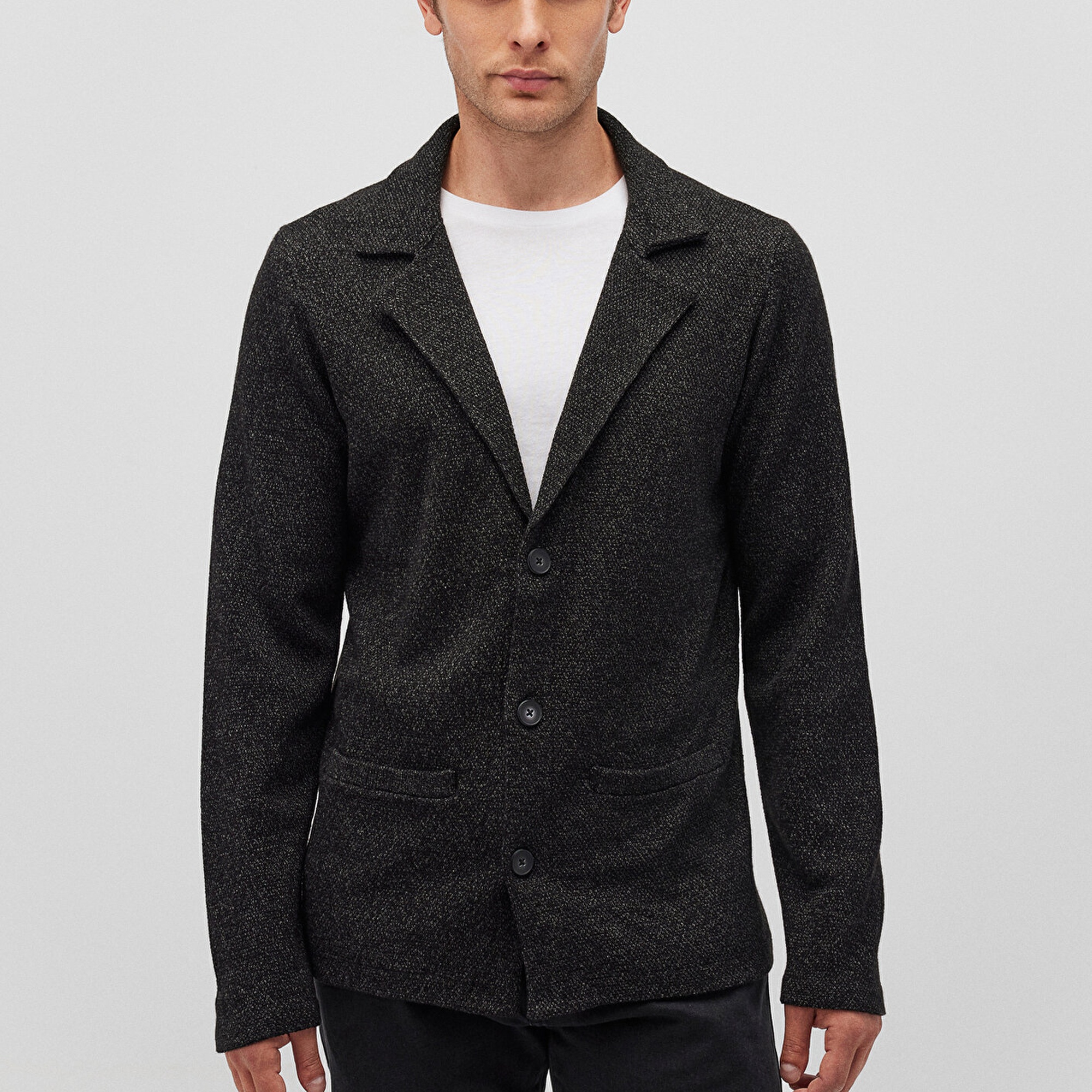 Mavi Siyah Triko Blazer Ceket 070699-900