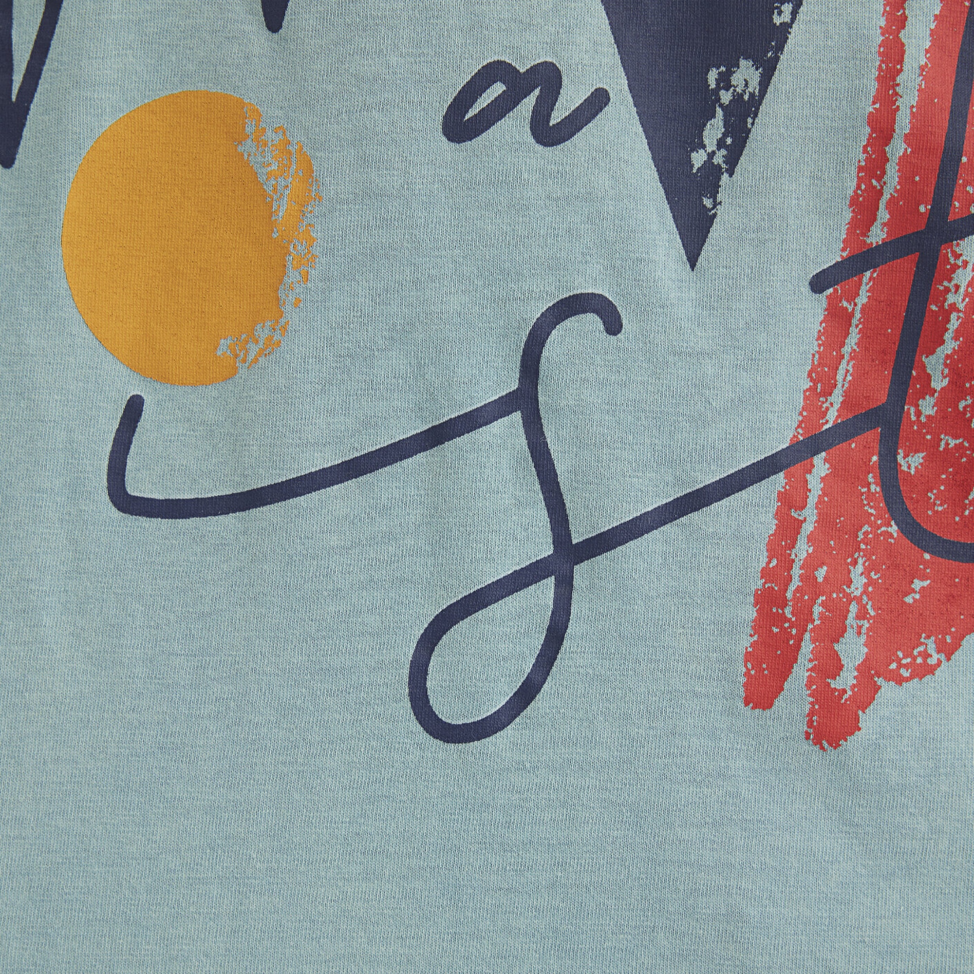 Mavi Mavi Baskılı İstanbul Tişört Loose Fit / Bol Rahat Kesim 1601176-34078