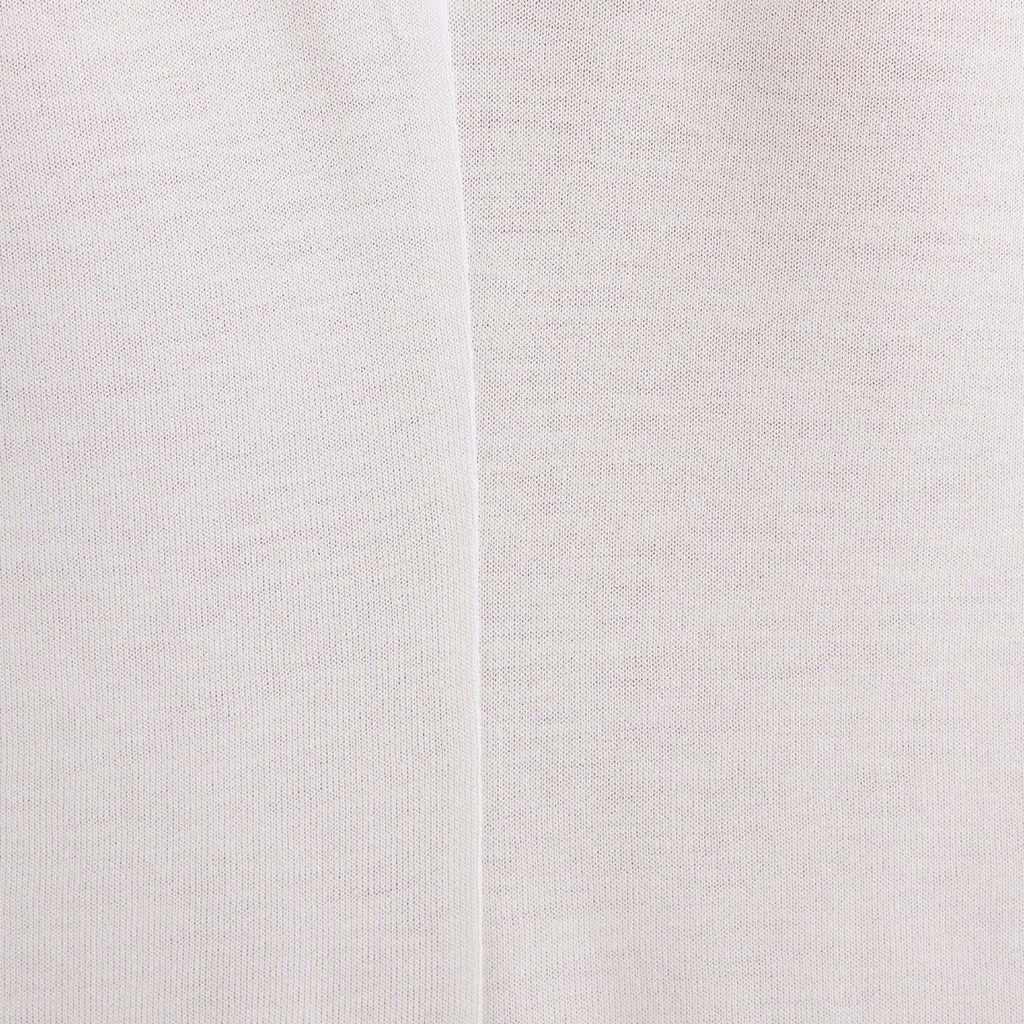 Mavi V Yaka Beyaz Basic ViskozTişört Loose Fit / Bol Rahat Kesim 166449-620