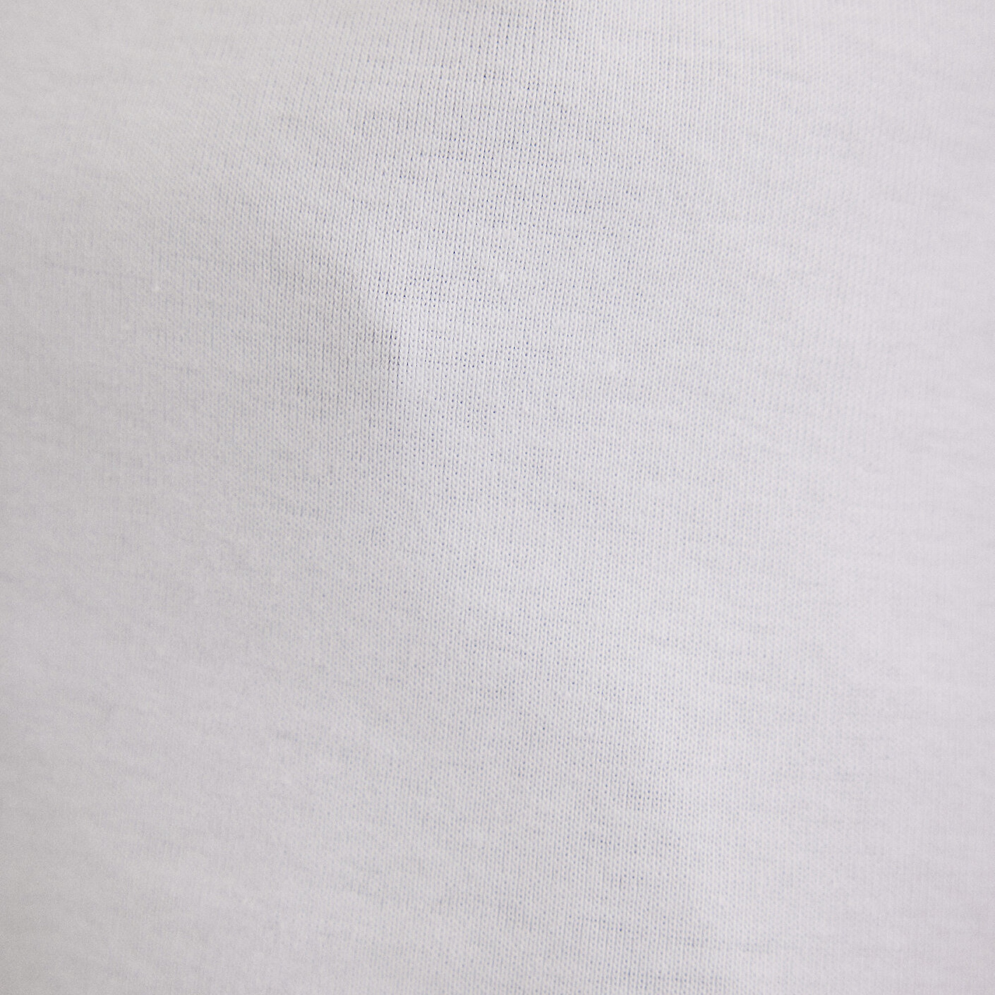 Mavi Ribana Detaylı Beyaz Tişört Fitted / Vücuda Oturan Kesim 063747-620