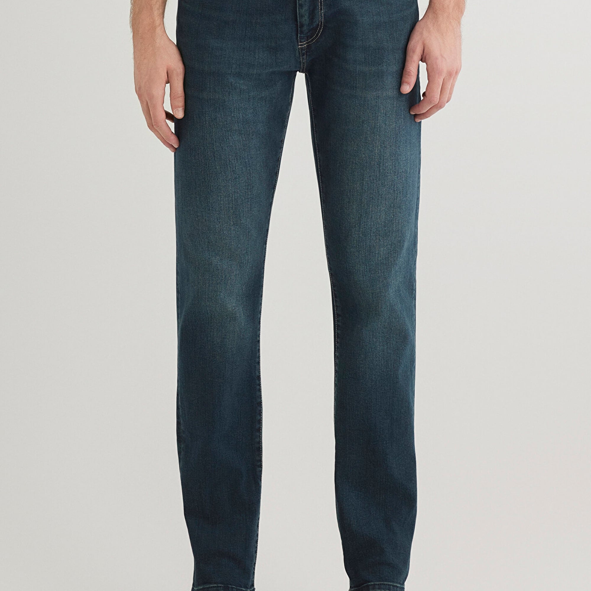 Mavi Marcus Mavi Premium Puslu Koyu Mavi Jean Pantolon 0035128946