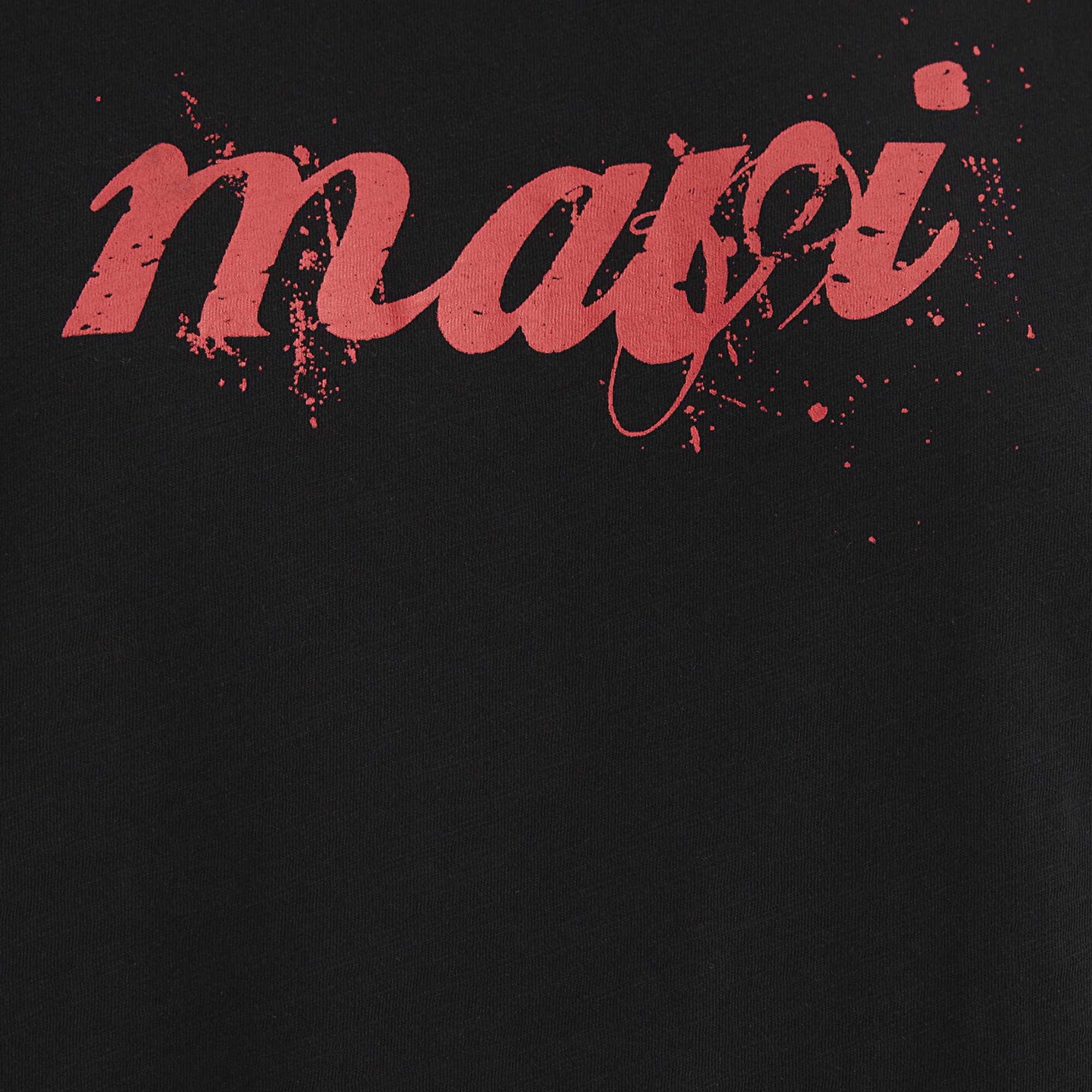 Mavi Mavi Logo Baskılı Siyah Tişört Loose Fit / Bol Rahat Kesim 166422-900