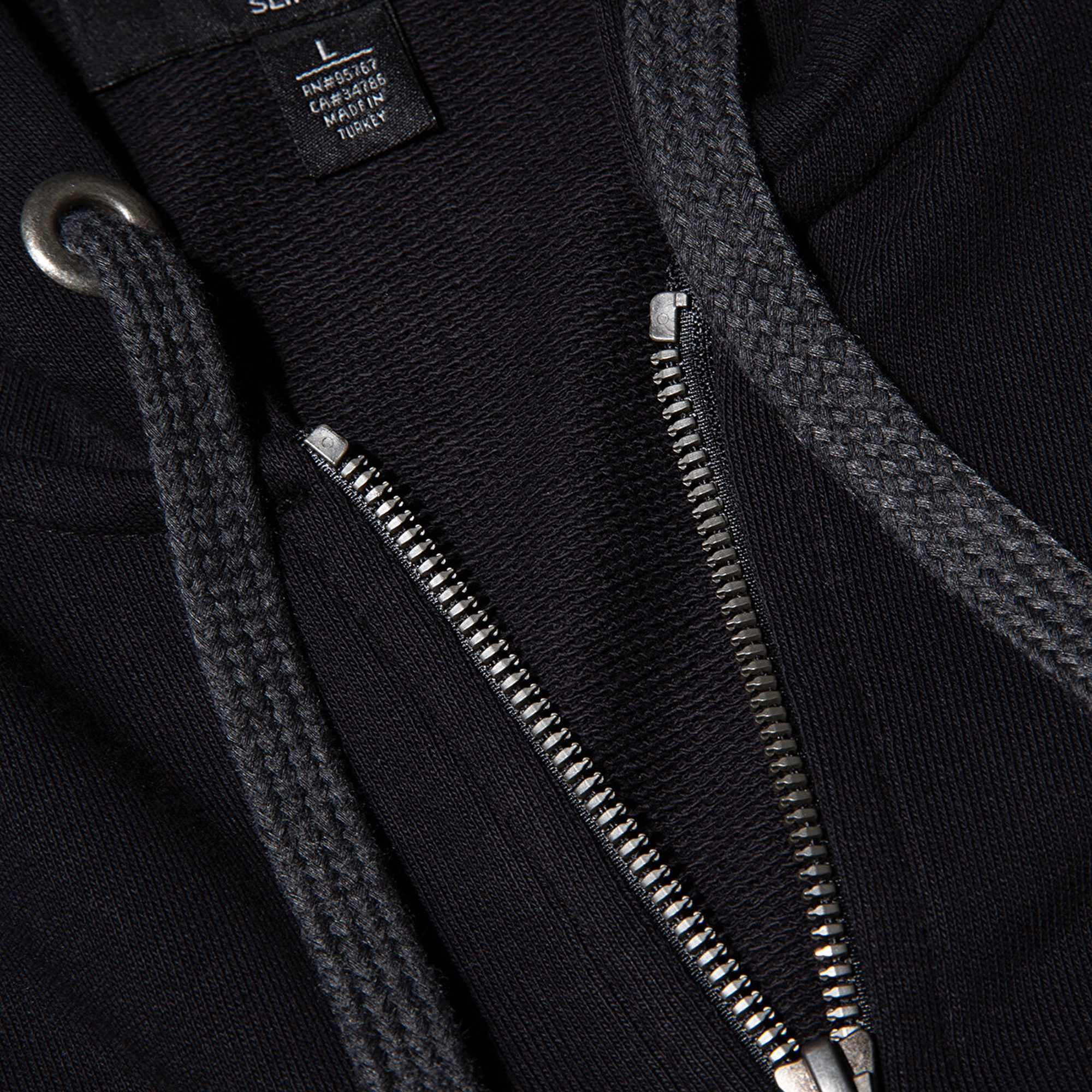 Mavi Mavi Logolu Fermuarlı Siyah Sweatshirt 065582-900