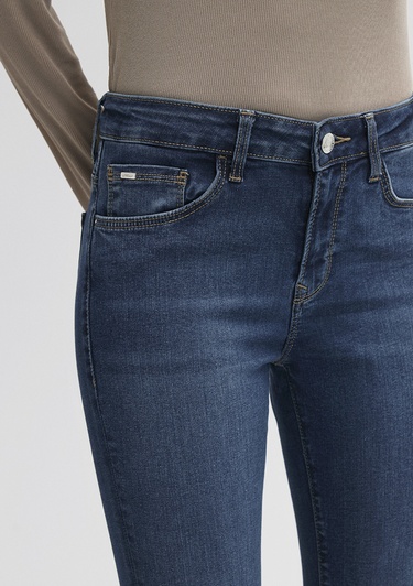  Mavi Alissa Casual Koyu Mavi Jean Pantolon 1067835246