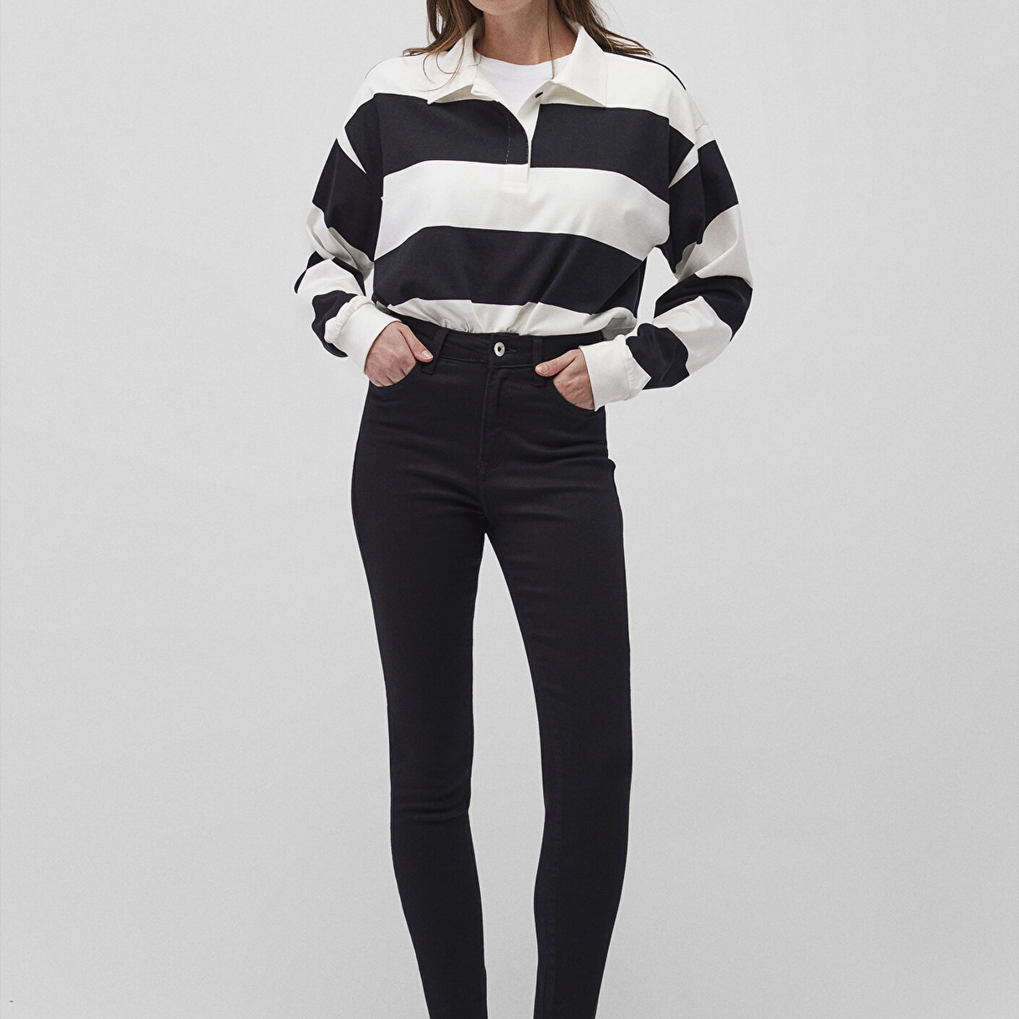 Mavi Serenay Gold Shape Siyah 100980-35248