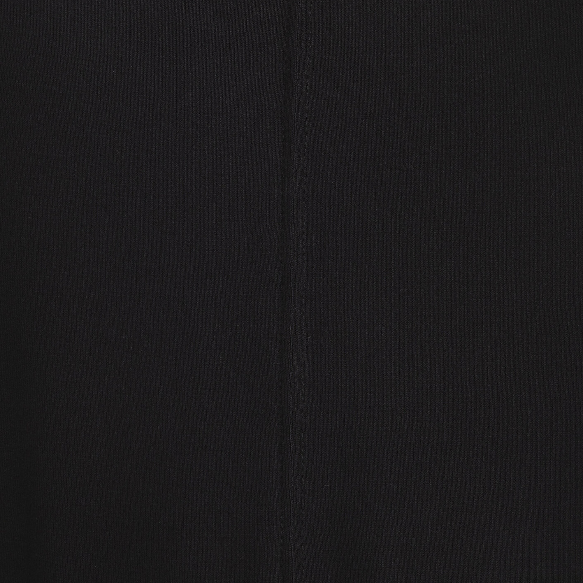 Mavi V Yaka Siyah Basic Viskoz Tişört Loose Fit / Bol Rahat Kesim 166775-900