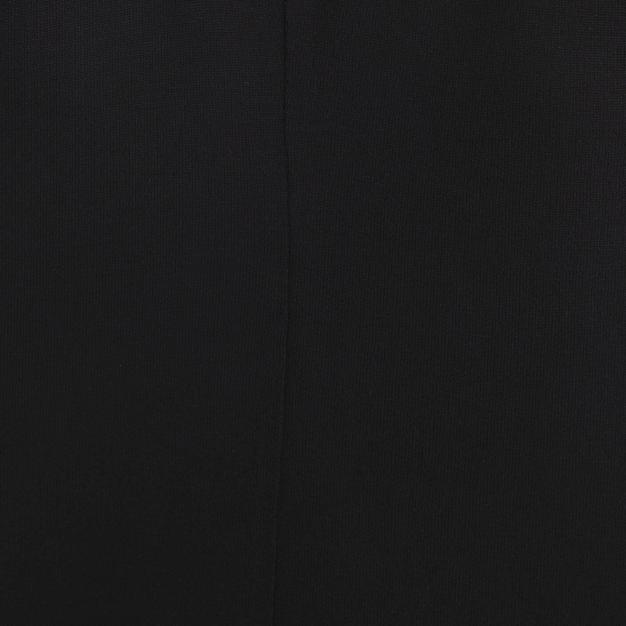 Mavi V Yaka Siyah Basic Viskoz Tişört Loose Fit / Bol Rahat Kesim 166449-900