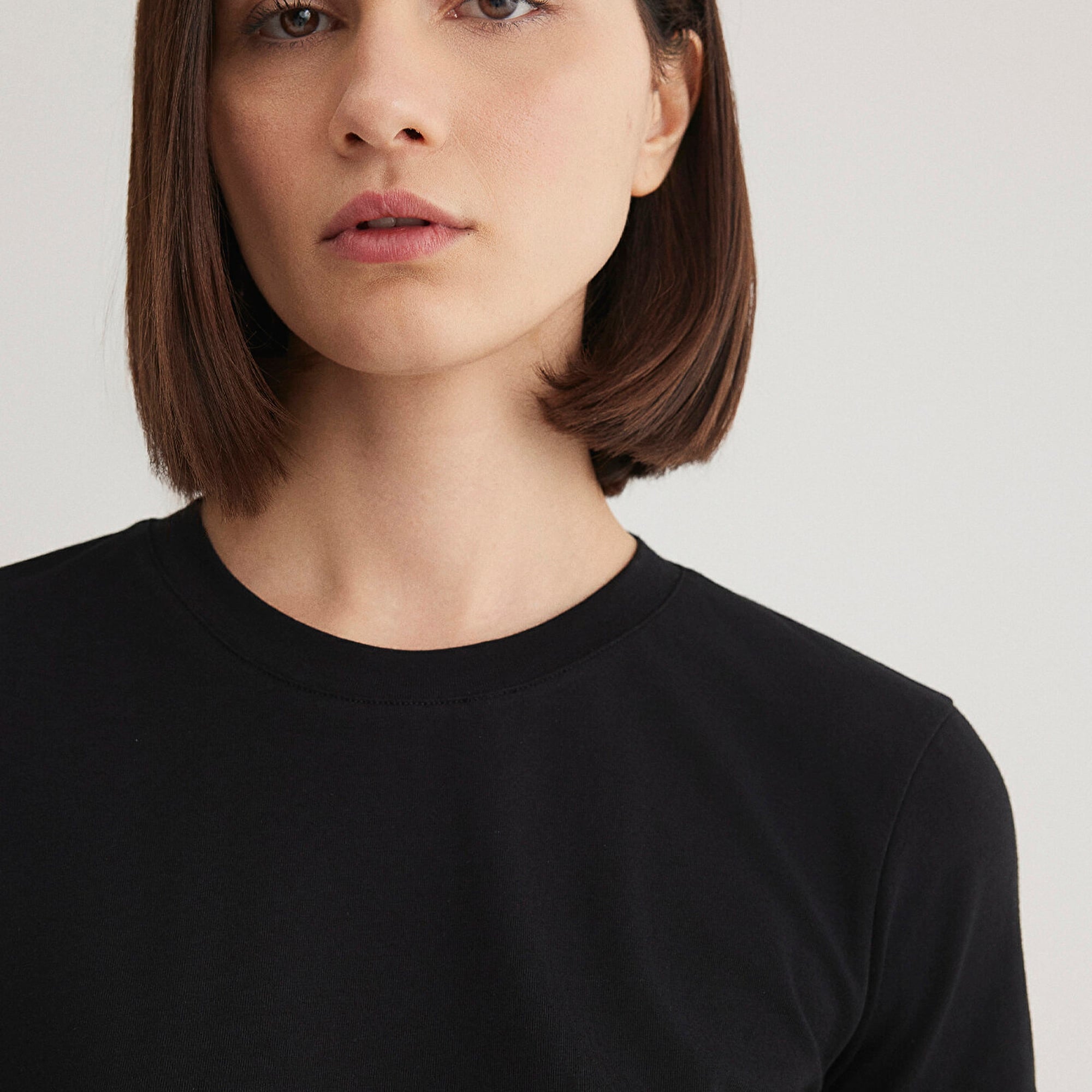 Mavi Stretch Siyah Basic Tişört Fitted / Vücuda Oturan Kesim 162767-900