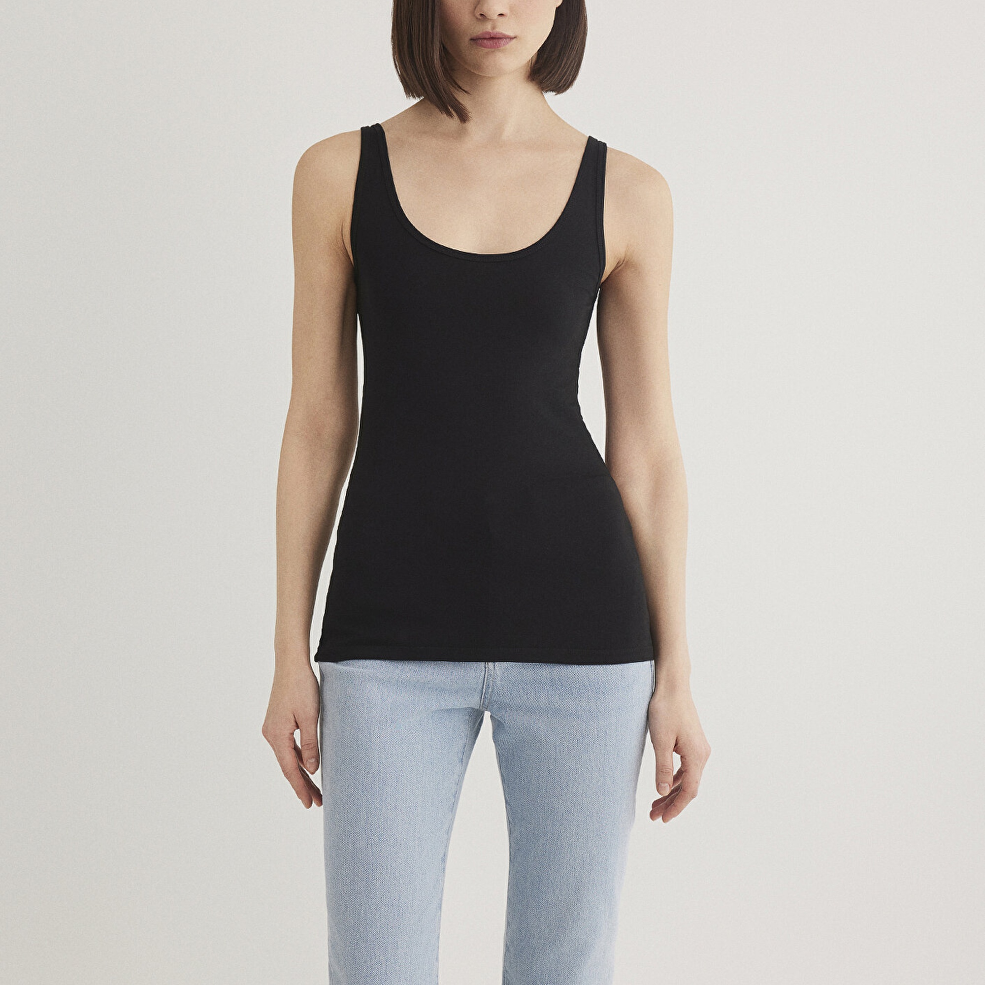 Mavi Siyah Basic Stretch Atlet Fitted / Vücuda Oturan Kesim 164156-900