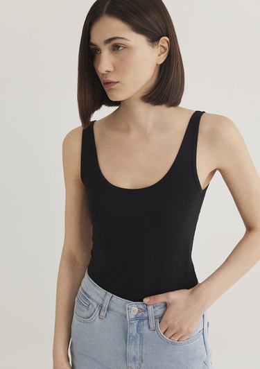  Mavi Siyah Basic Stretch Atlet Fitted / Vücuda Oturan Kesim 164156-900