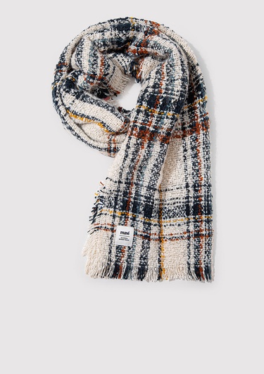  Mavi Kareli Atkı 198945-34523