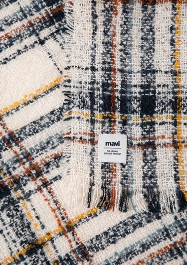  Mavi Kareli Atkı 198945-34523