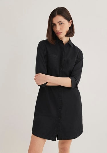  Mavi Liz Casual Gri Jean Elbise 130656-34926