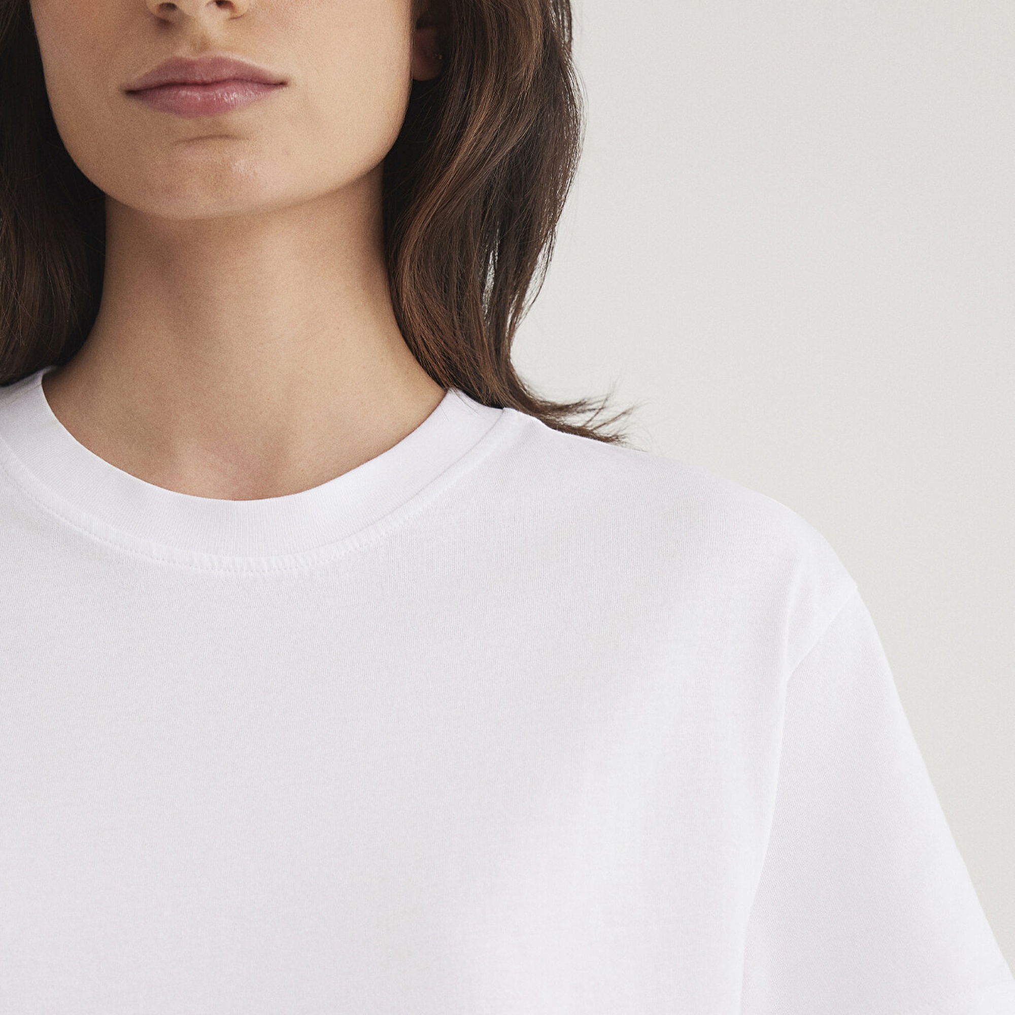 Mavi Beyaz Basic Tişört Regular Fit / Normal Kesim 1600955-620