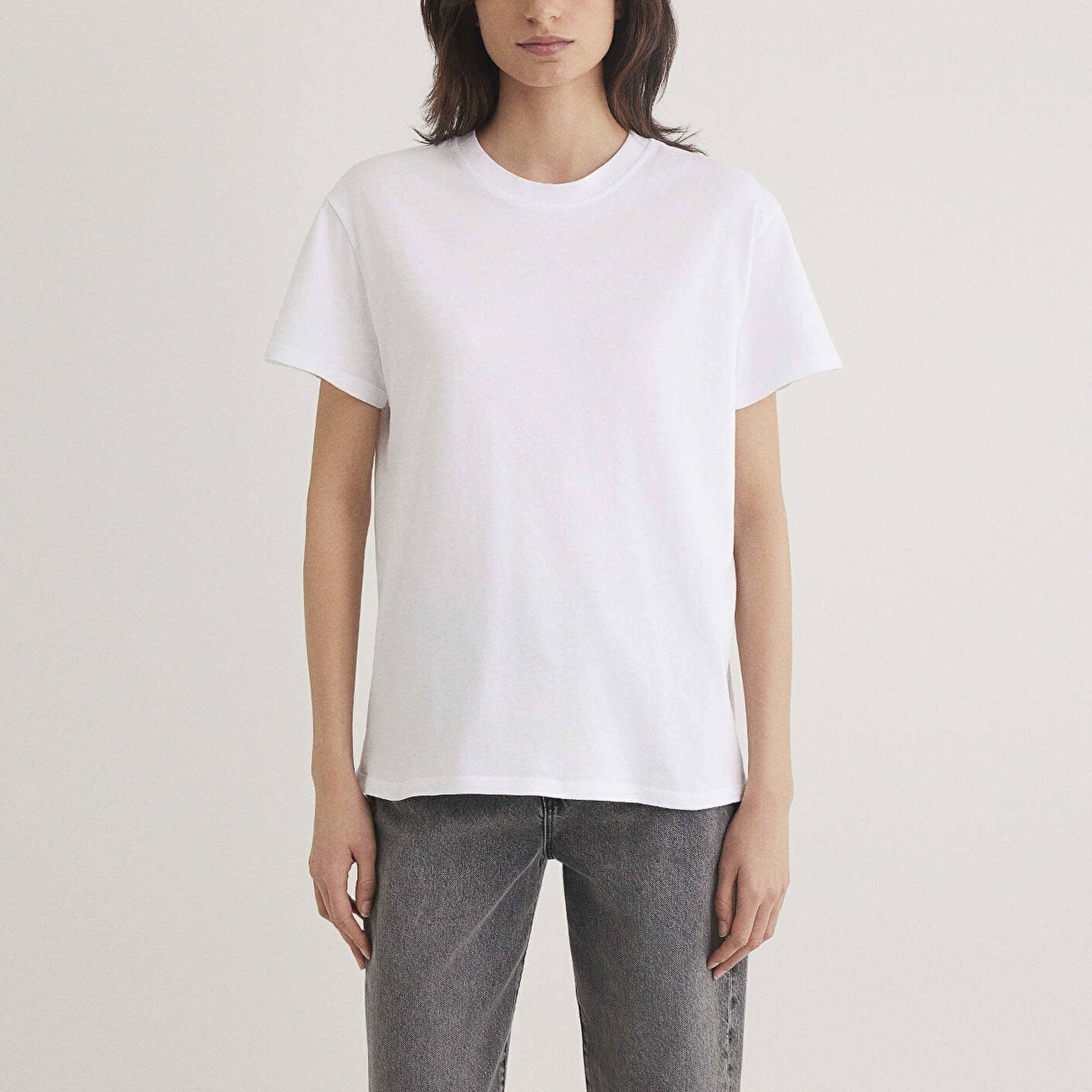 Mavi Beyaz Basic Tişört Regular Fit / Normal Kesim 1600955-620