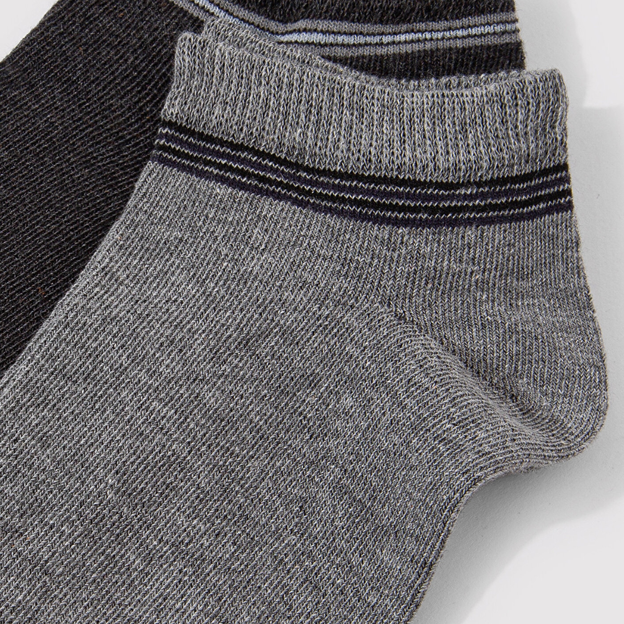 Mavi 2li Gri Patik Çorap 090984-25765