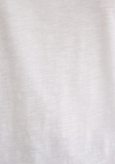  Mavi Mavi Logo Baskılı Beyaz Tişört Loose Fit / Bol Rahat Kesim 166422-620