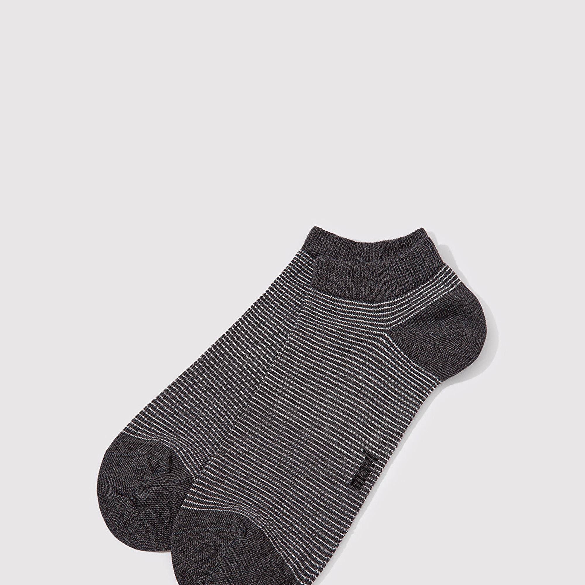 Mavi 2li Gri Patik Çorap 092051-32162