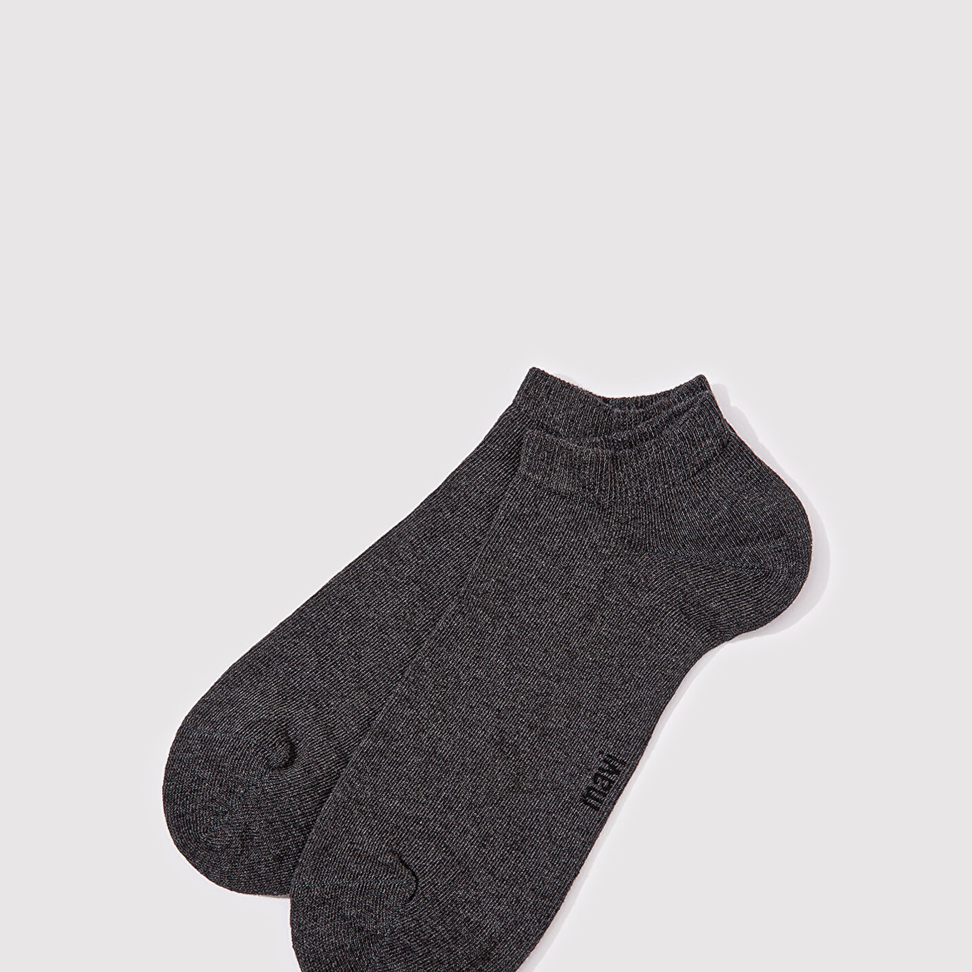 Mavi 2li Gri Patik Çorap 092051-32162