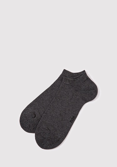  Mavi 2li Gri Patik Çorap 092051-32162