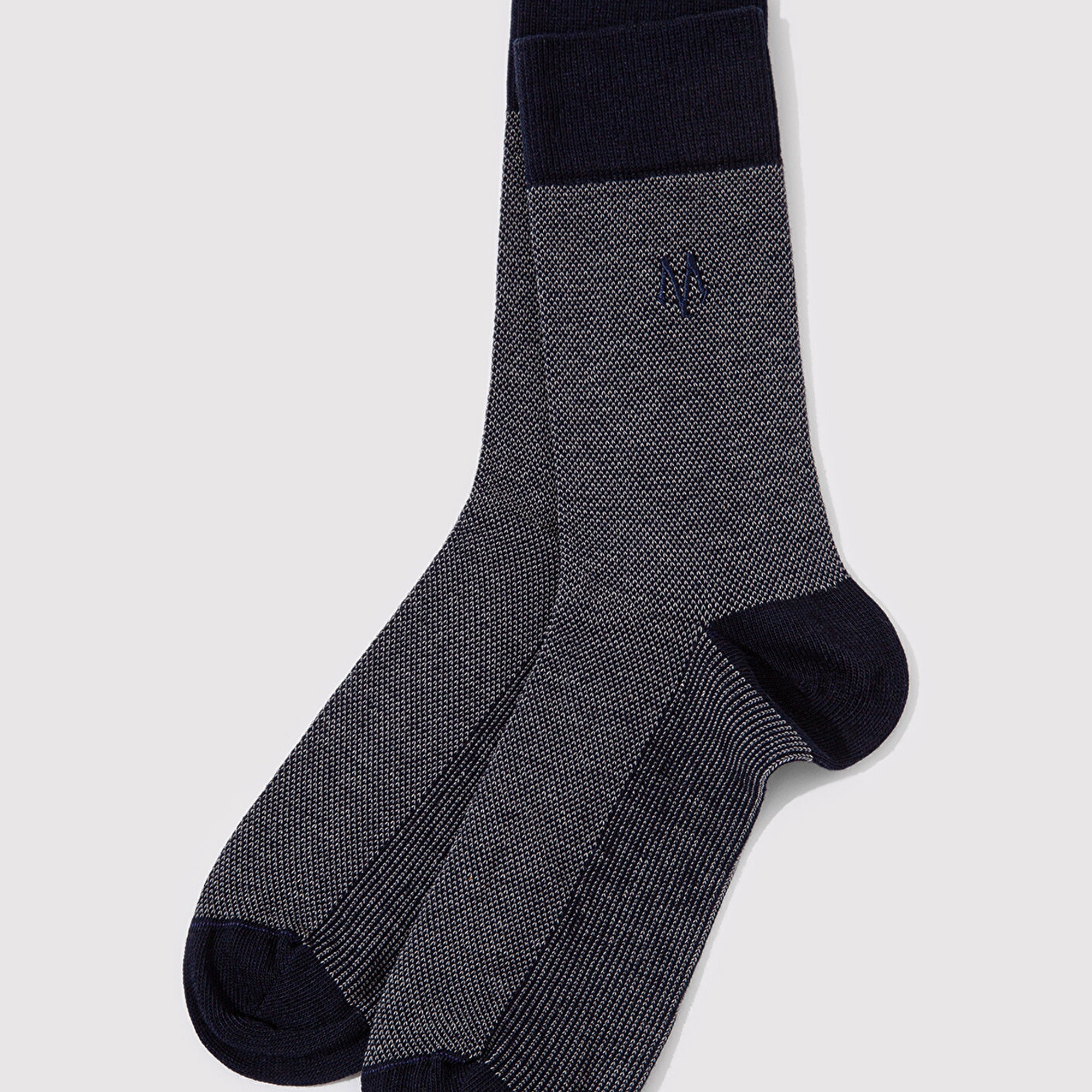 Mavi Baskılı Lacivert Soket Çorap 091760-28417