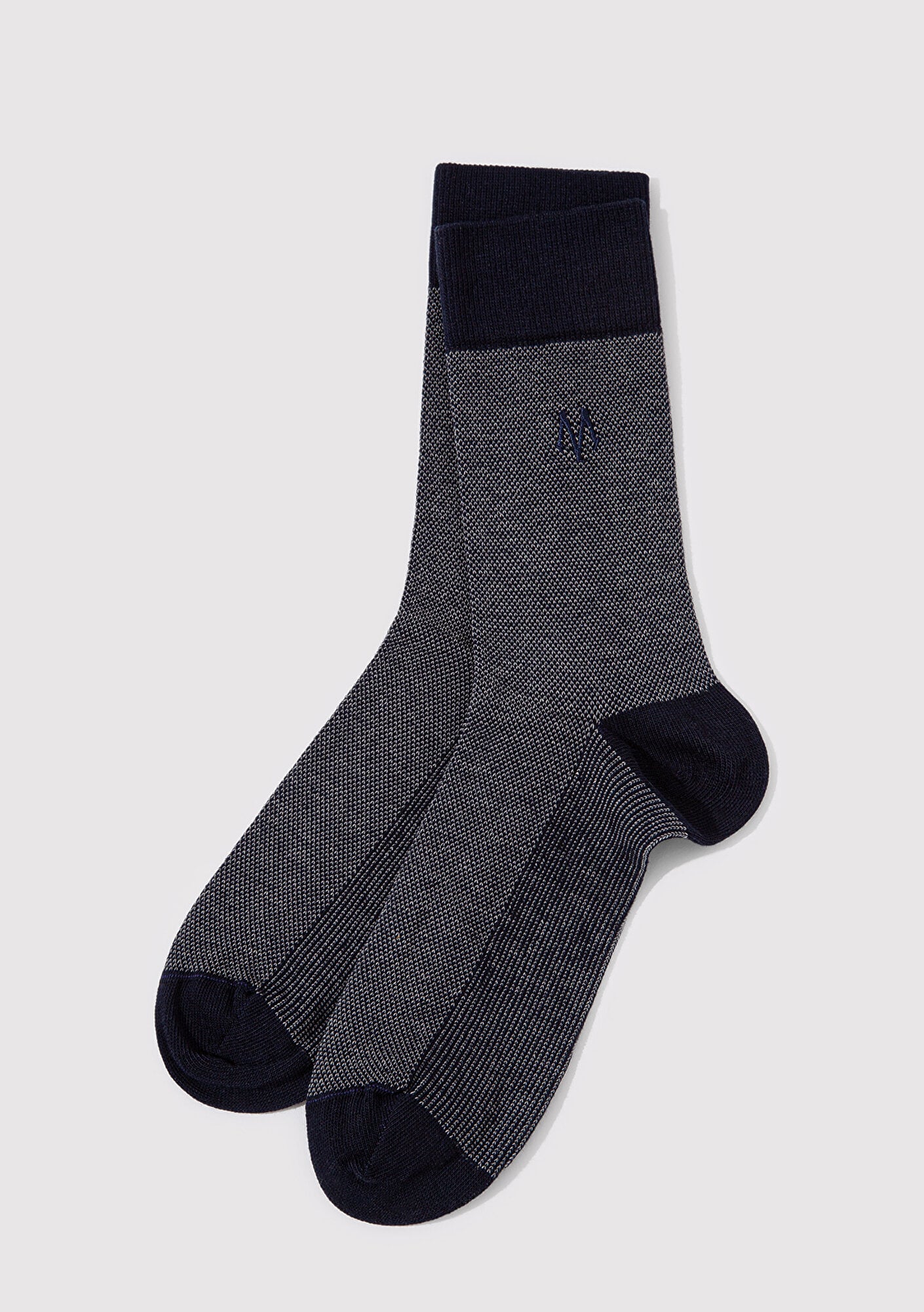  Mavi Baskılı Lacivert Soket Çorap 091760-28417