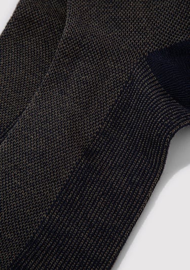  Mavi Mavi Logo Nakışlı Lacivert Soket Çorap 091760-28725