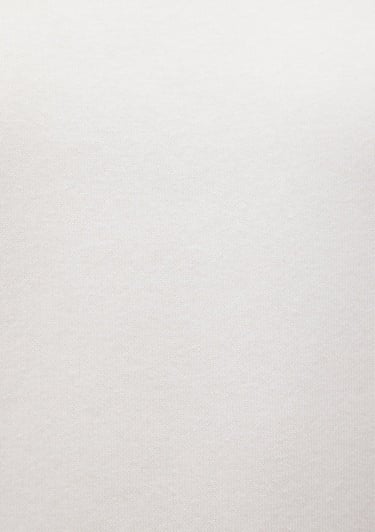  Mavi Bisiklet Yaka Beyaz Basic Sweatshirt 1610198-70057