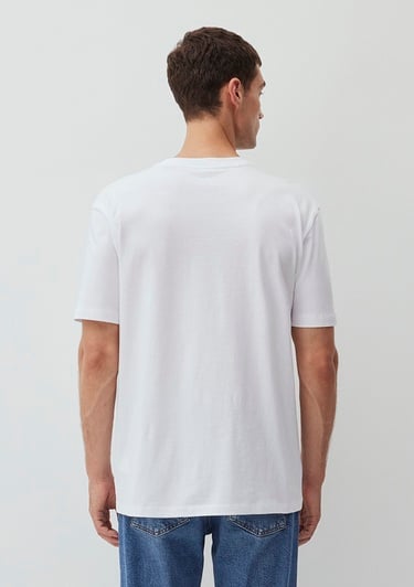  Mavi Beyaz Basic Tişört Loose Fit / Bol Rahat Kesim 066249-620