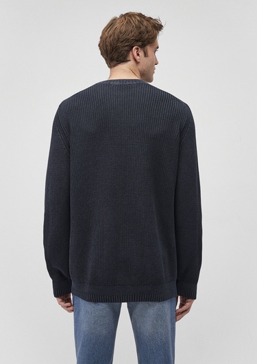  Mavi Bisiklet Yaka Lacivert Kazak Slim Fit / Dar Kesim 070767-34319