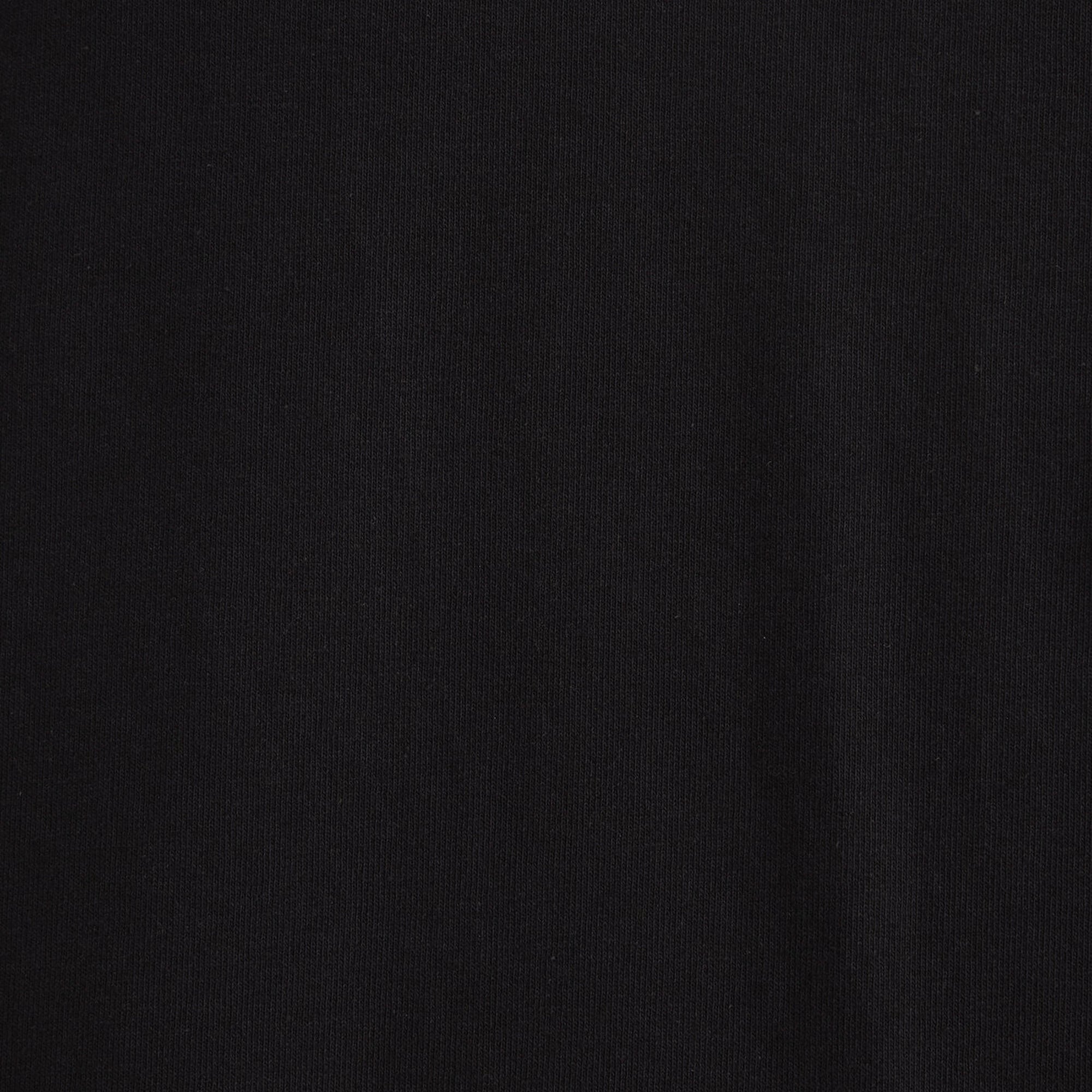 Mavi Cep Detaylı Siyah Tişört Loose Fit / Bol Rahat Kesim 066248-900