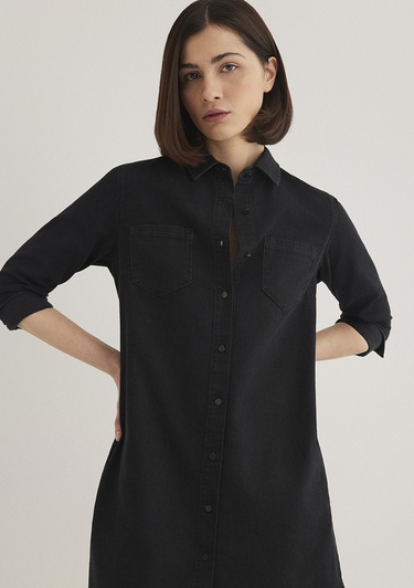  Mavi Liz Casual Gri Jean Elbise 130656-34926