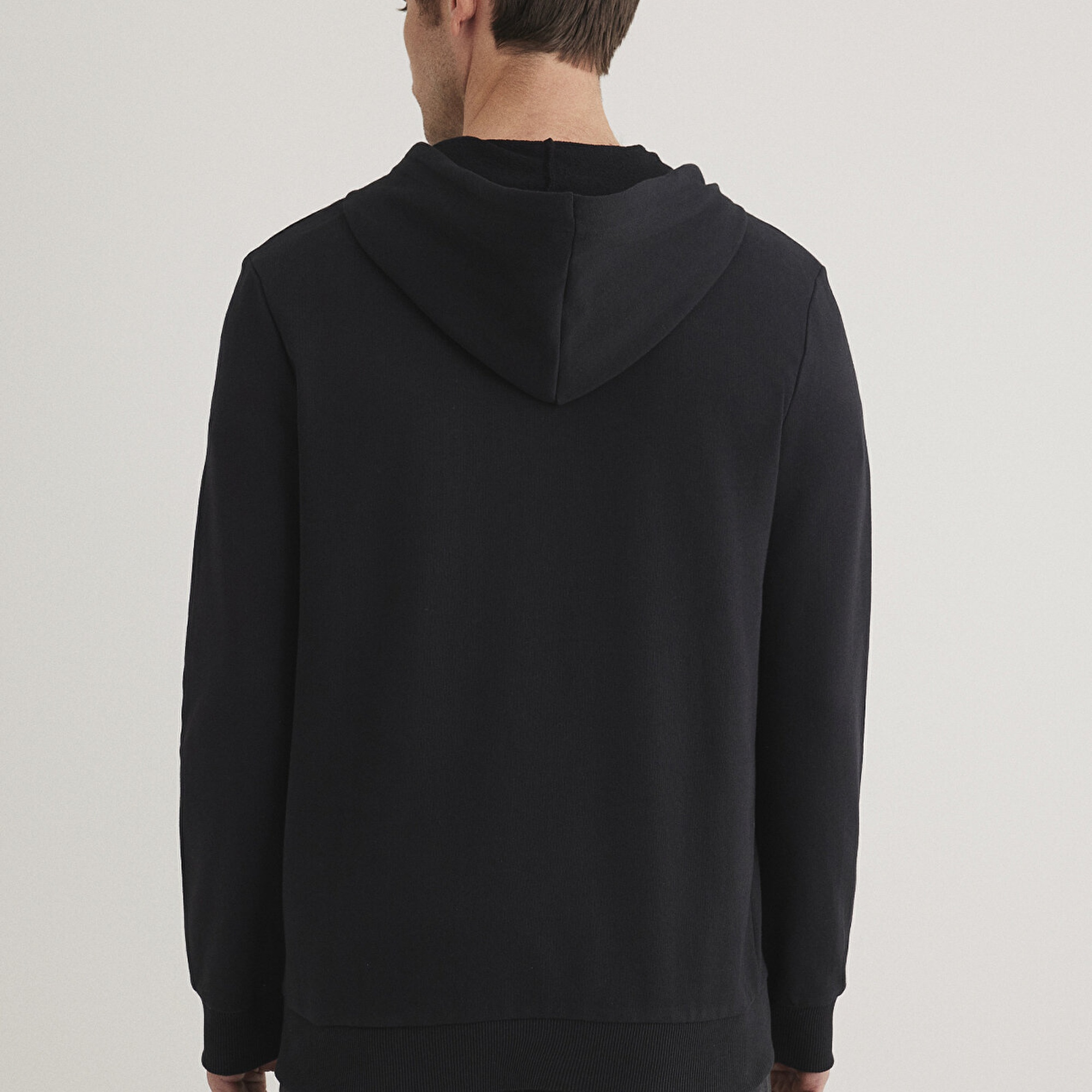 Mavi Mavi Logolu Fermuarlı Siyah Sweatshirt 065582-900