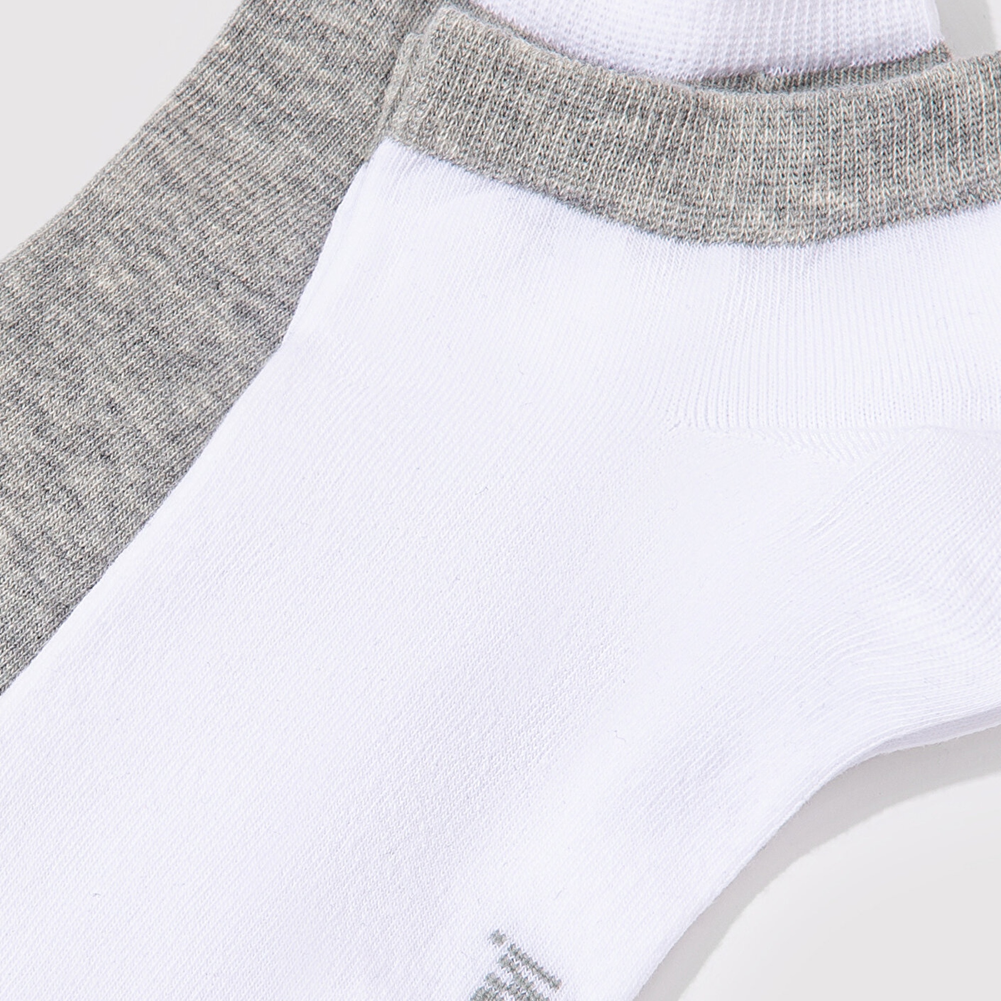 Mavi 2li Beyaz Gri Patik Çorap 090273-20844