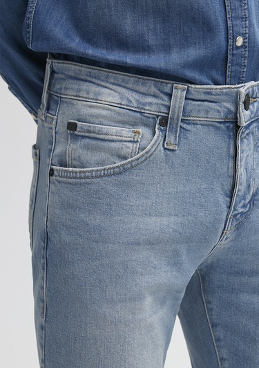  Mavi Kvnç Mavi Black Gölgeli Açık İndigo Mavisi Jean Pantolon 001070-33974