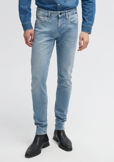  Mavi Kvnç Mavi Black Gölgeli Açık İndigo Mavisi Jean Pantolon 001070-33974