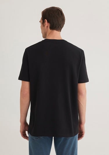  Mavi Stretch Siyah Basic Tişört Regular Fit / Normal Kesim 0610252-900