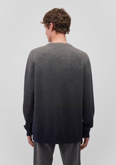  Mavi Bisiklet Yaka Gri Kazak Slim Fit / Dar Kesim 070779-34686