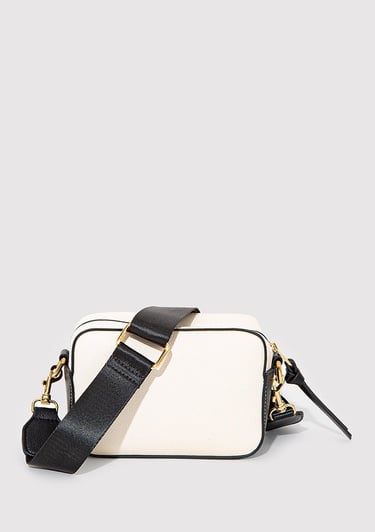  Mavi Siyah Askılı Ekru Çapraz Çanta 1910084-70055