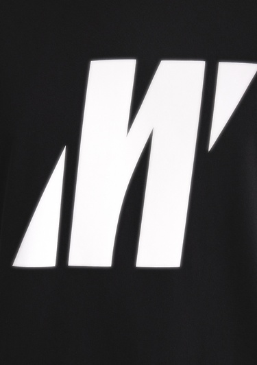  Mavi Mavi Pro Reflektör Logo Baskılı Siyah Tişört Slim Fit / Dar Kesim 066000-900